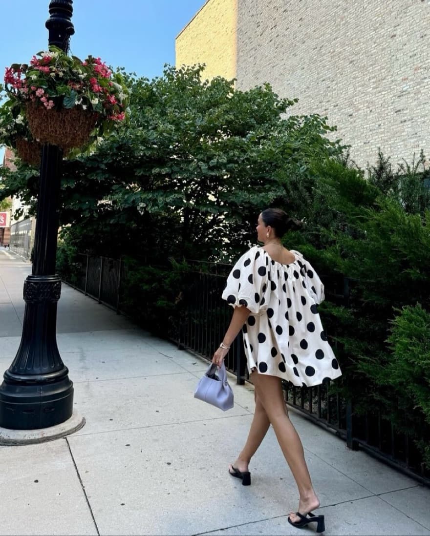 Anthropologie Polka Dot Dress - Image 1