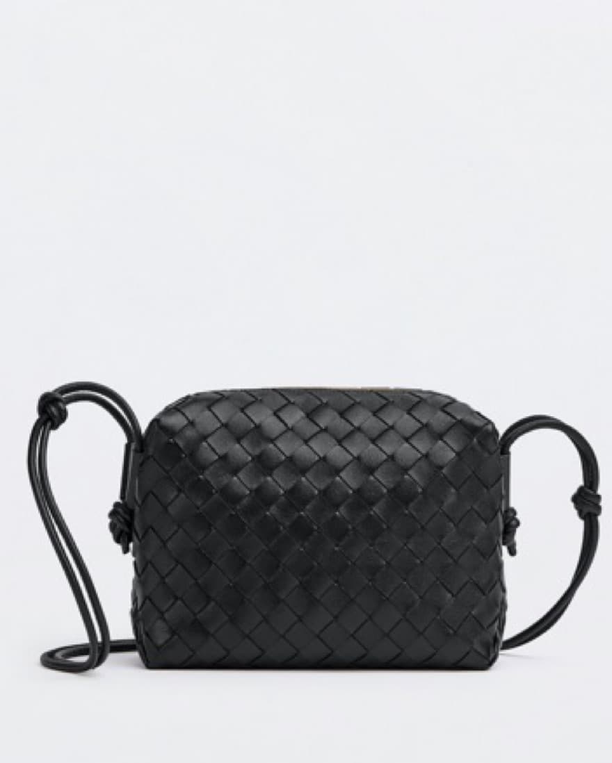 Woven Leather Camera Bag - Image 2
