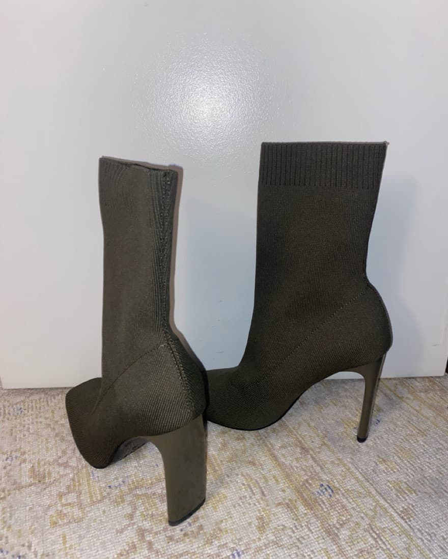 Zara Sock Ankle Boots - Image 3