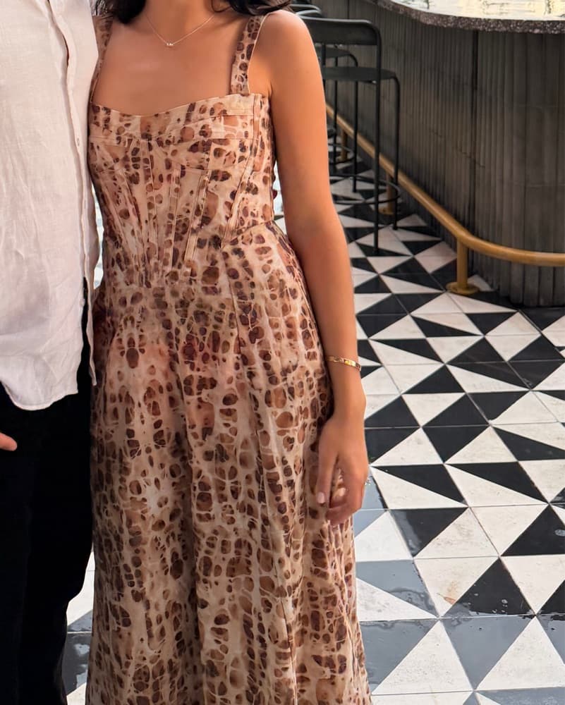 Lilah Corset Midi Dress - Image 3