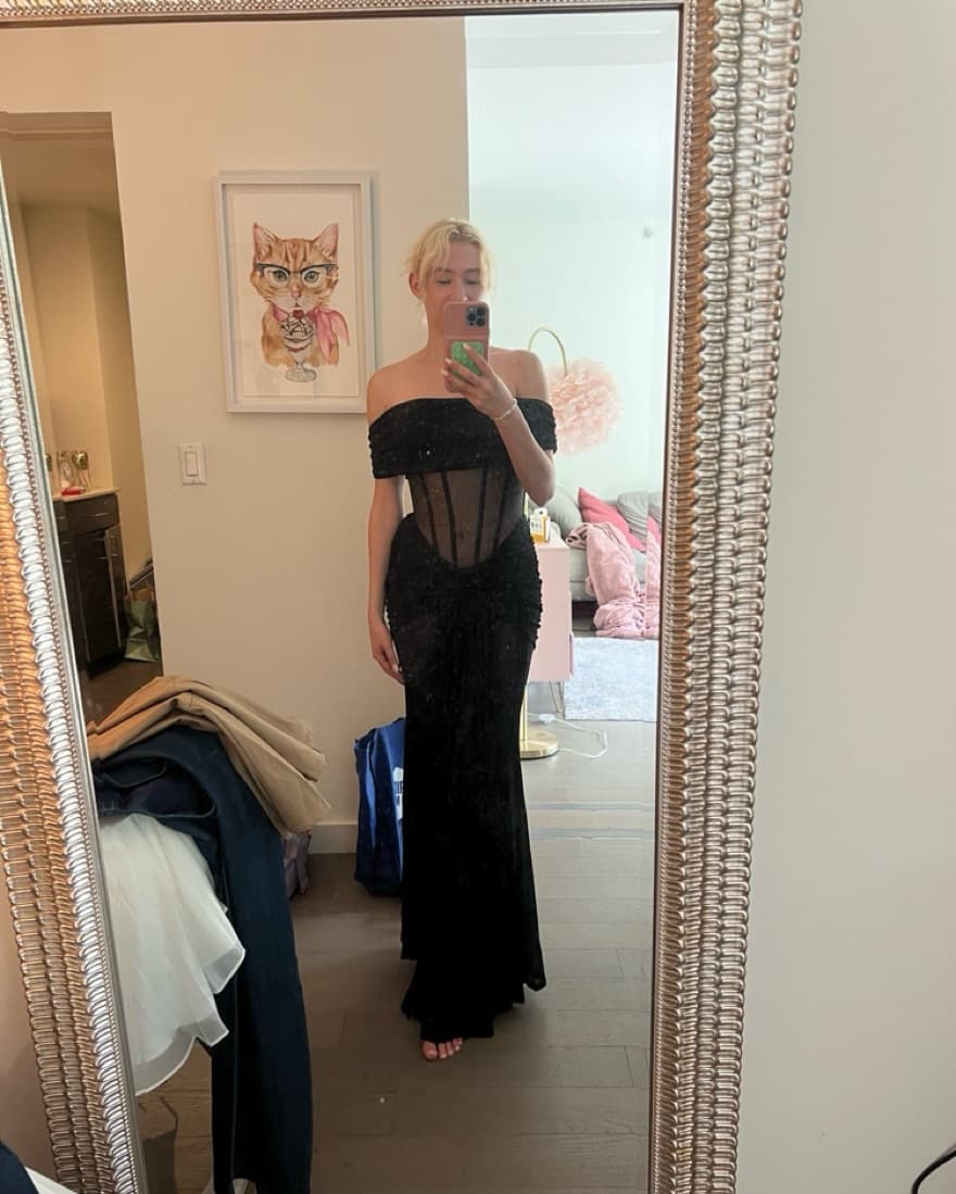 REVOLVE Catalina Gown in Black Michael C - Image 5