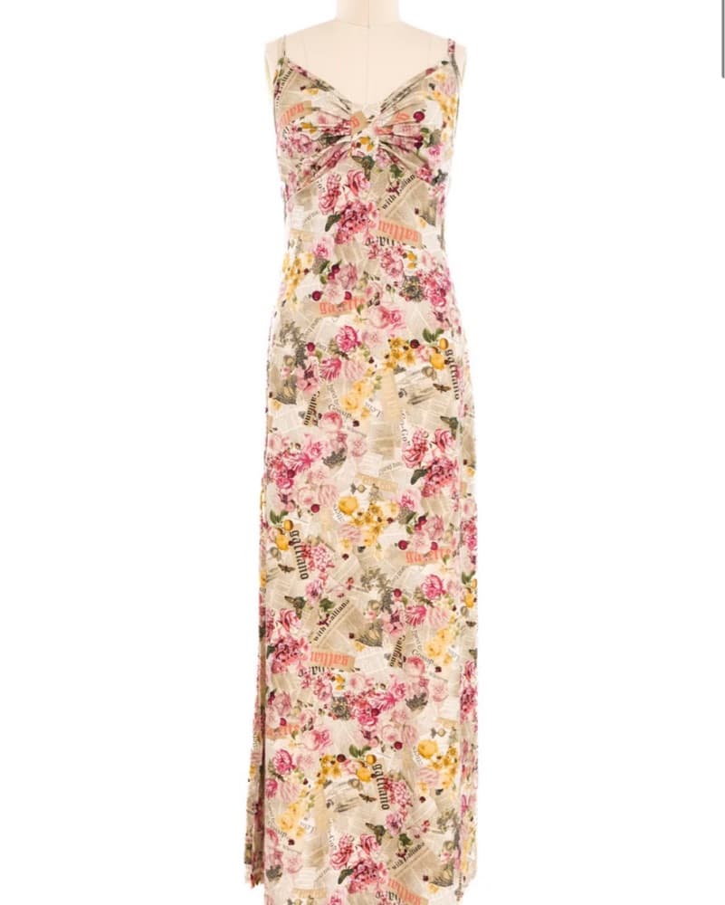 John Galliano Gazette Dress - Image 2