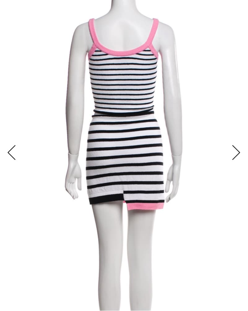 Chanel Terry Tank Dress Xs - Image 3