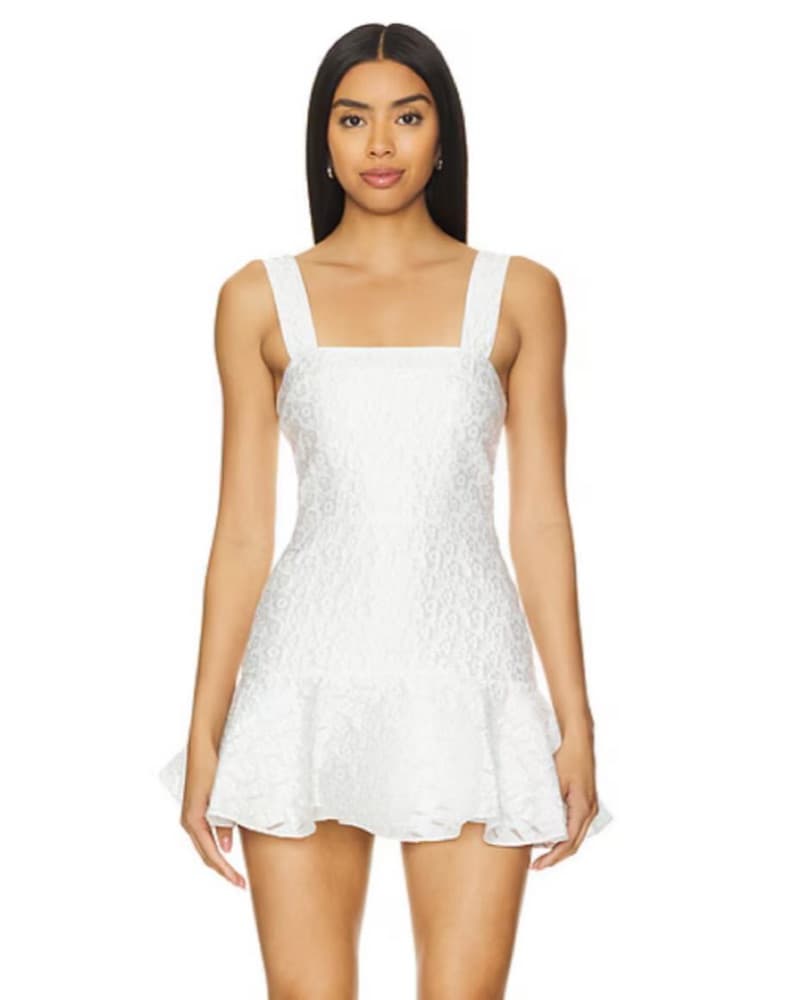 Annalise Mini Dress- Ivory - Image 1