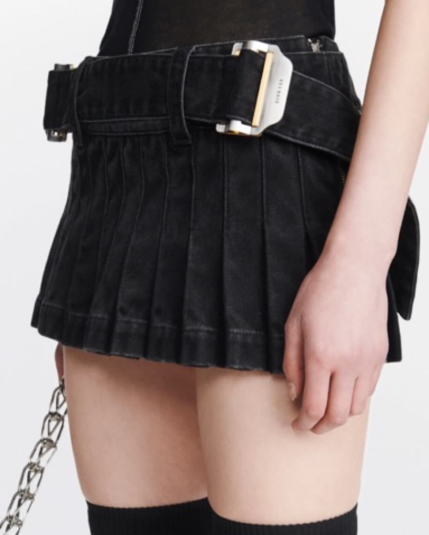 DION LEE DENIM MINI SKIRT - Image 1