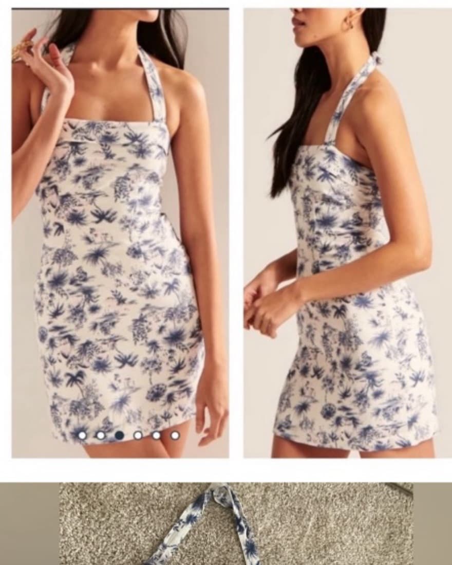 Linen Blend Dress - Image 5