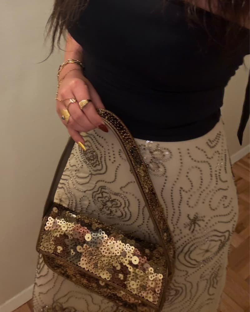Beaded Tulle Skirt - Image 3