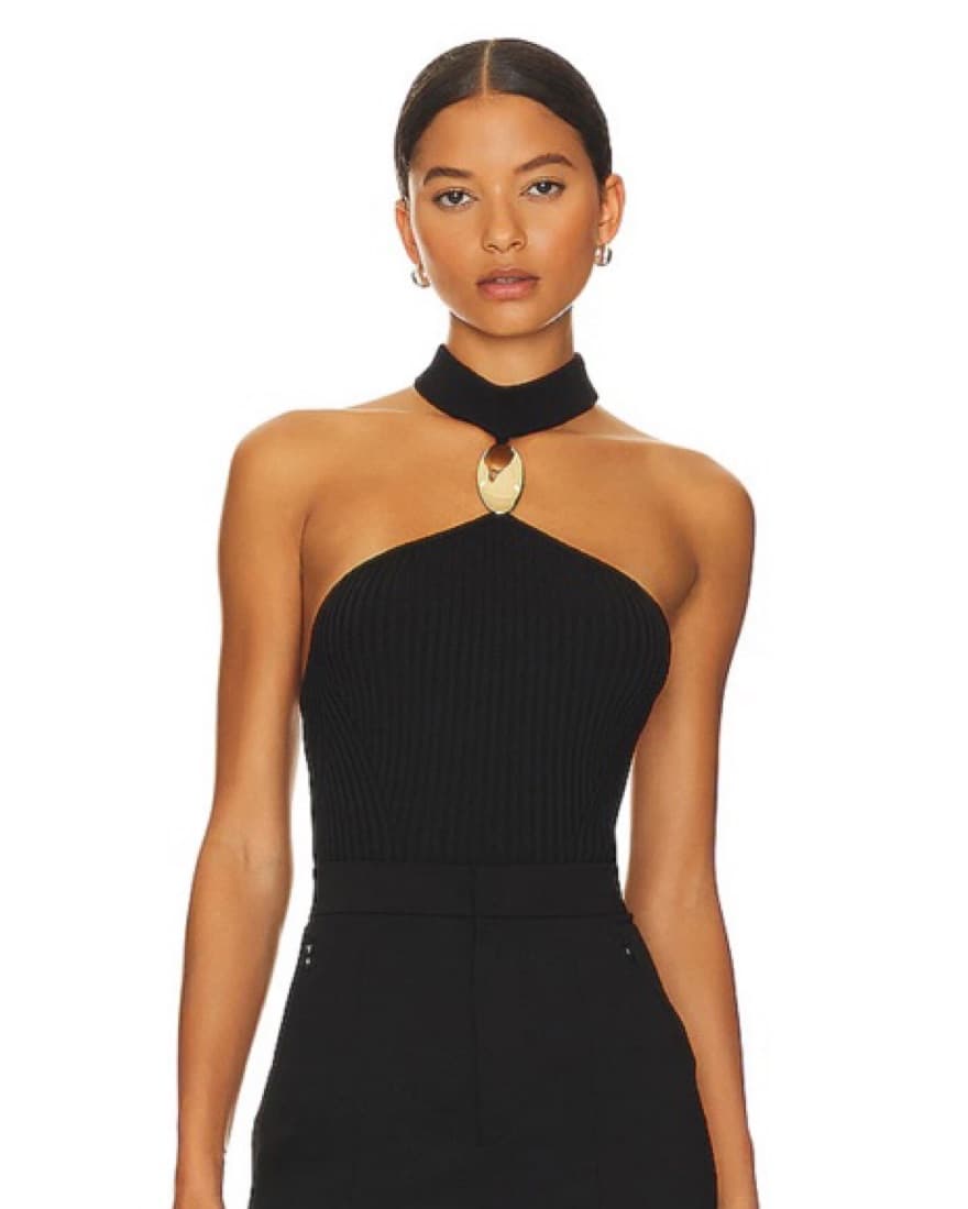 SIMKHAI Rubie Mock Neck Top  - Image 1