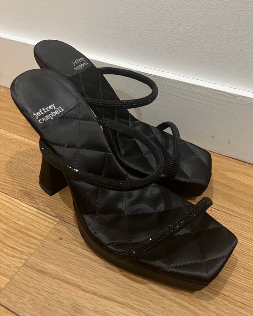 Jeffrey Campbell Sparkly Sandals - Image 3