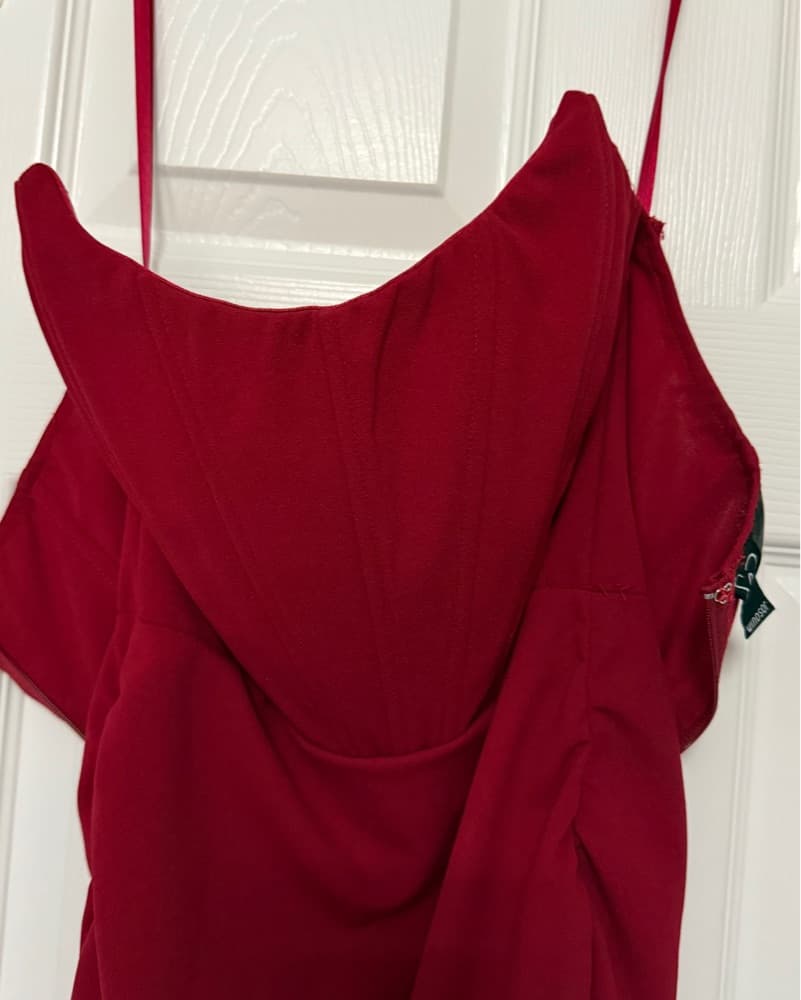 Windsor Red Mini Corset Dress - Image 3