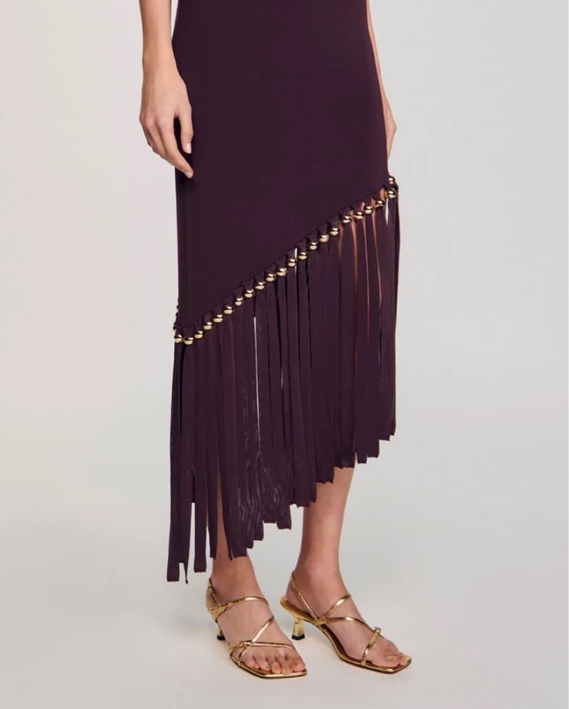 Sandro Fringe Dress - Image 2