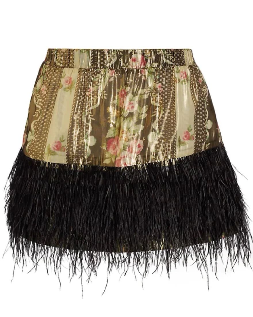LoveShackFancy Midnight Ruby Risha Feath - Image 1