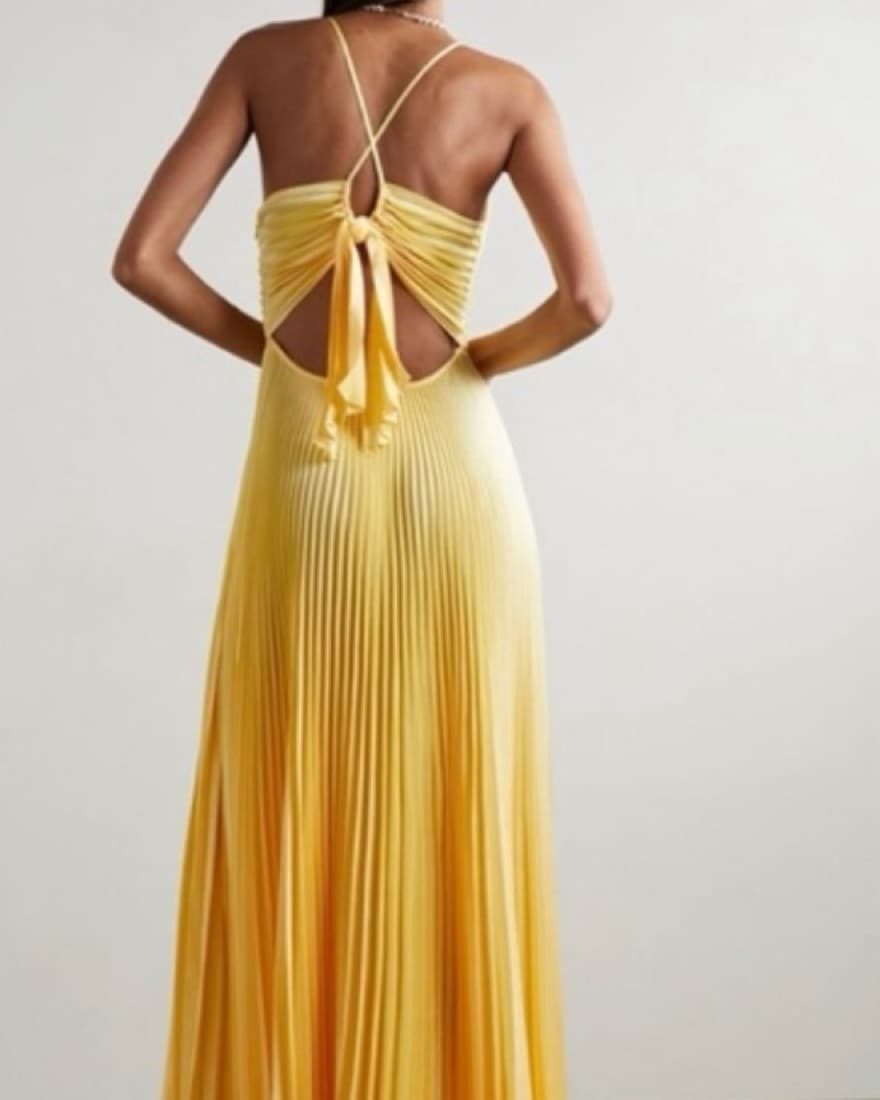 Yellow (Pina) ALC Aries Dress Size 4 - Image 2