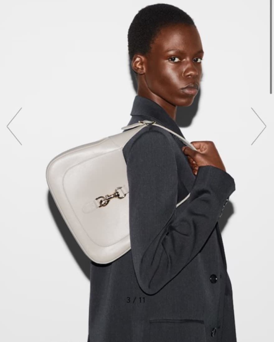 Gucci White Jackie Bag - Image 3