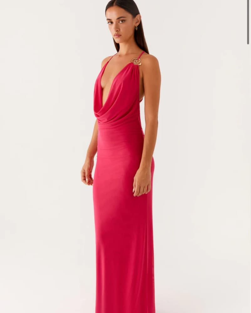 Hot Pink Peppermayo Dress - Image 5