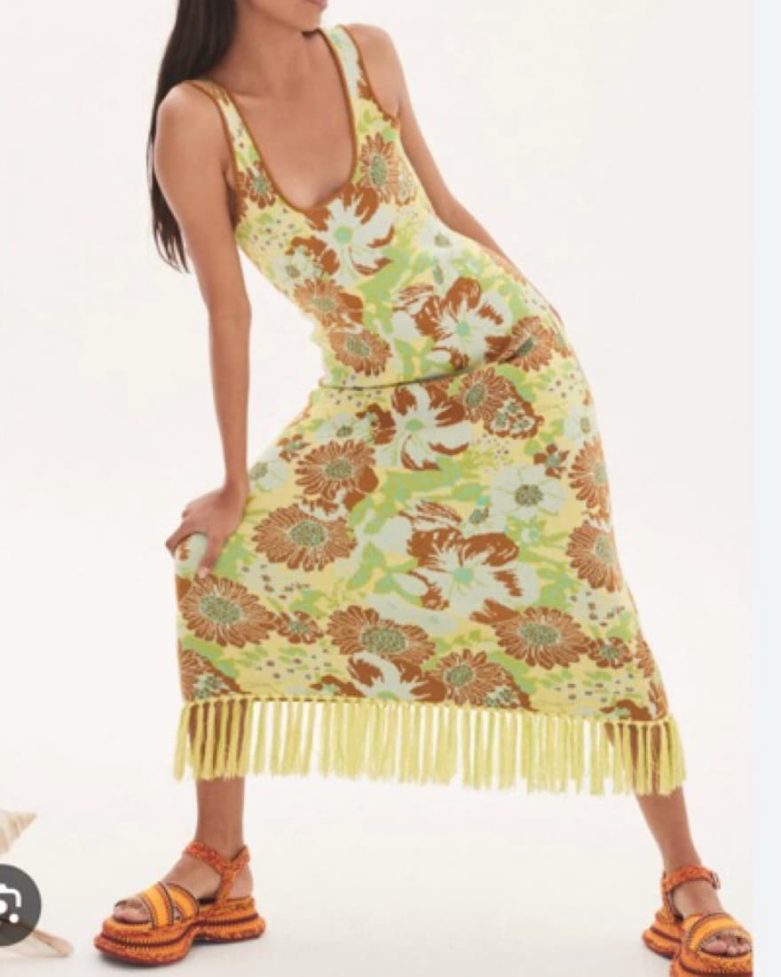 Alemais Wrenly Knit Midi Dress - Image 1