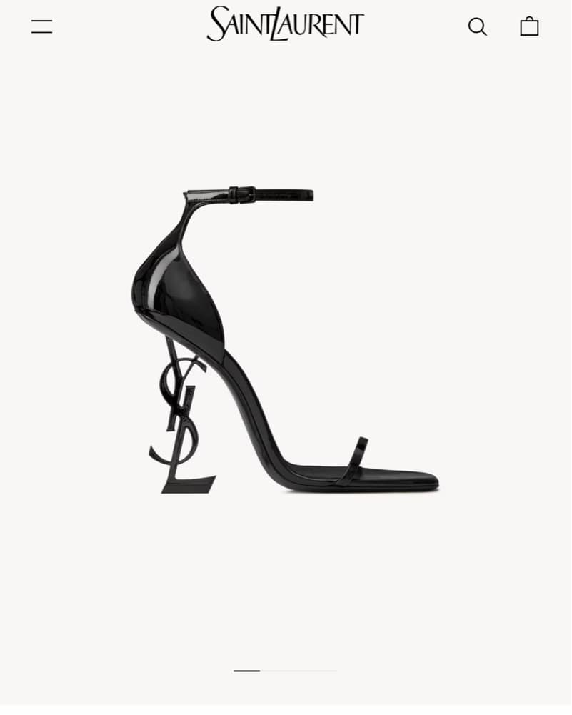 Saint Laurent Sleek Black Stiletto Heels - Image 1