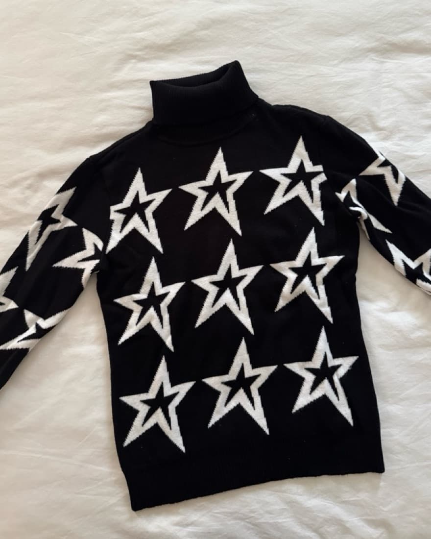 Apres Ski Black Star Sweater  - Image 2