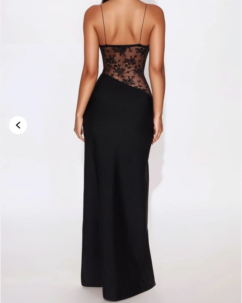 Black Going Out Dress - Image 2
