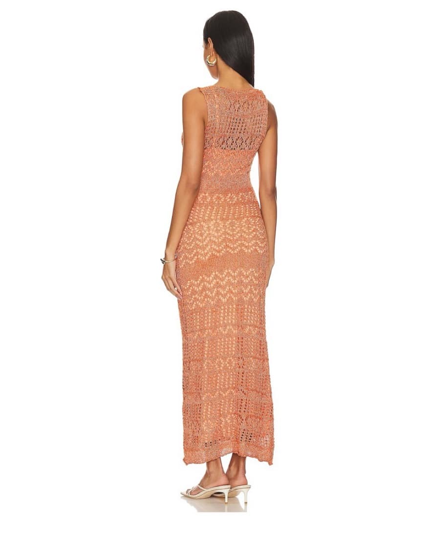SNDYS X Revolve Crochet Maxi Dress XS - Image 2
