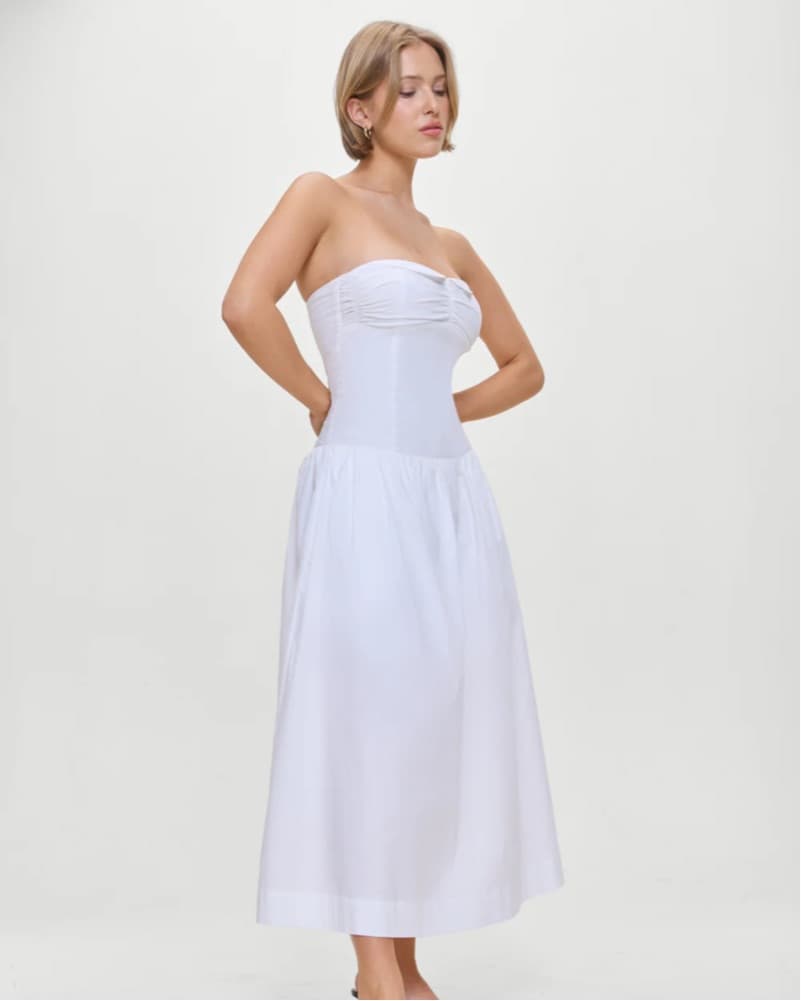 Frankies Bikinis Strapless Dress - Image 3