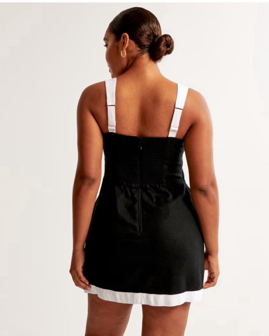 Abercrombie Linen Black Dress - Image 2