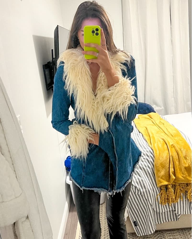 Penny Lane Faux Fur Coat - Image 2