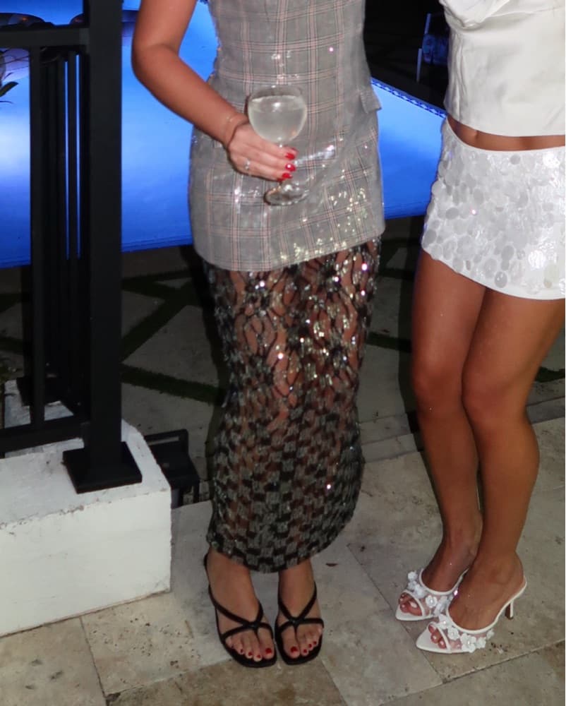 VRG GRL SHEER SEQUIN SKIRT  - Image 3