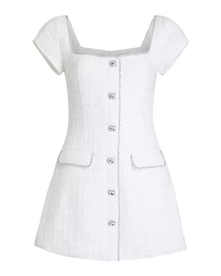 Annabelle Tweed Mini Dress - Image 2