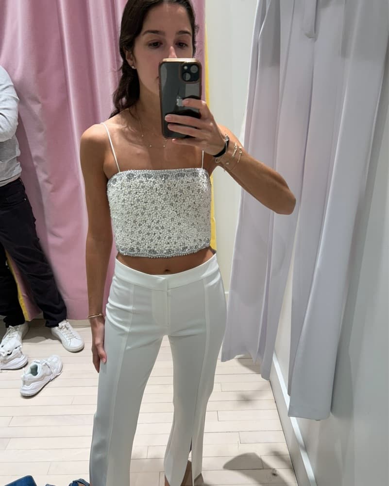 Alice + Olivia Ceresi Beaded Top - Image 4