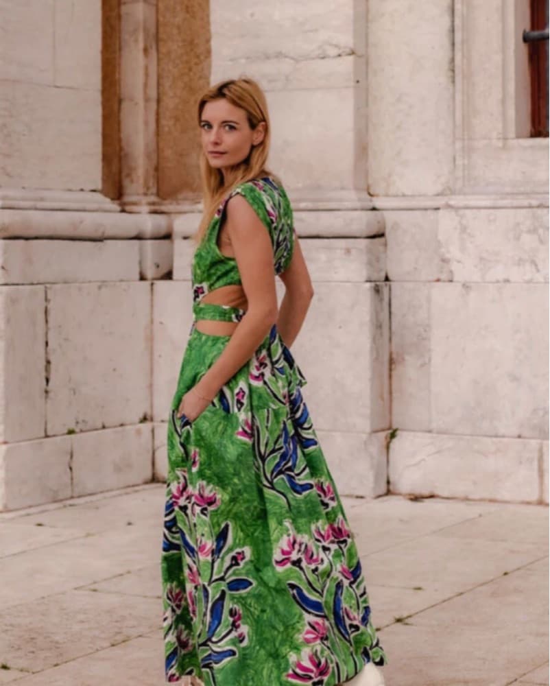 Zorina tie dress - Image 2