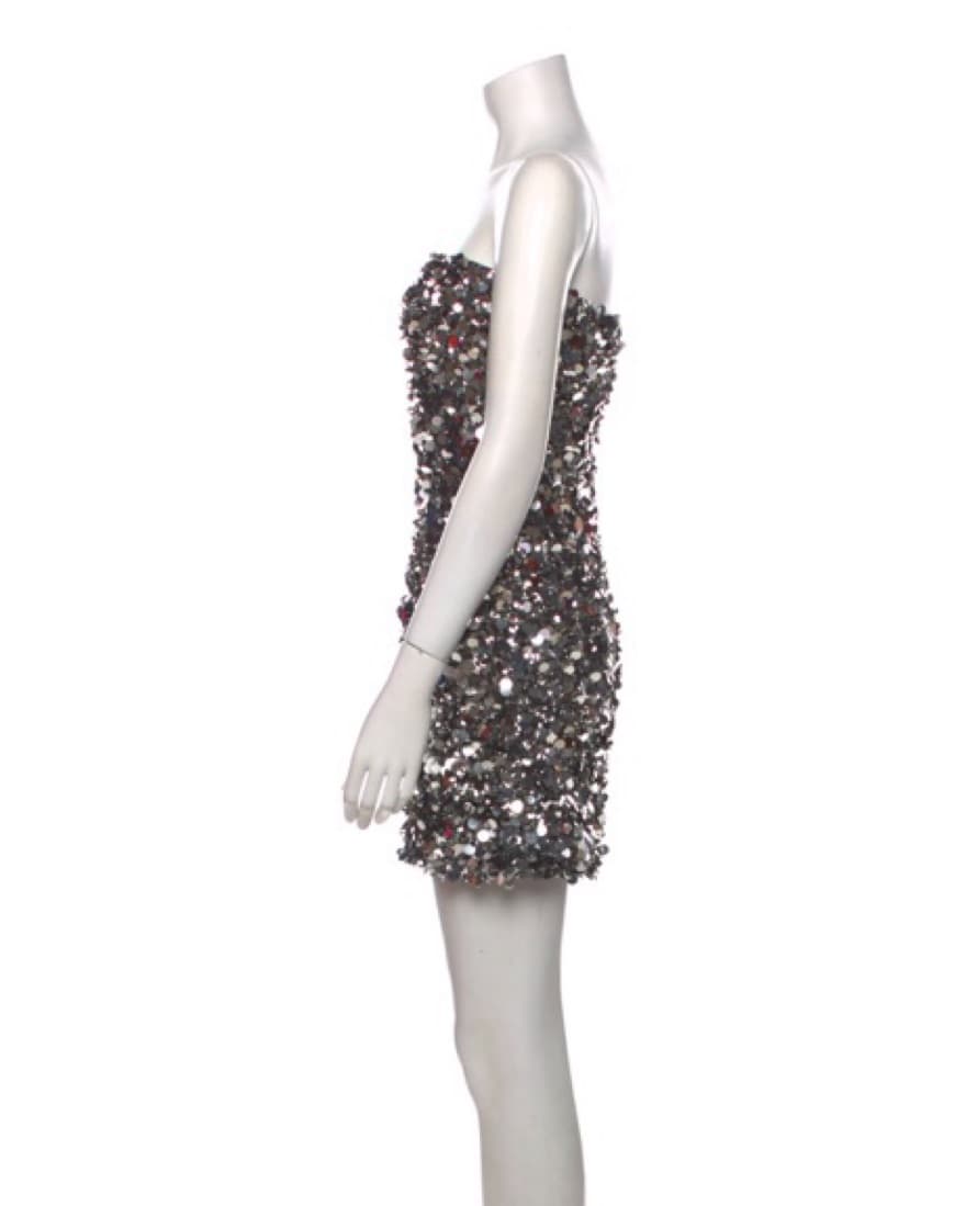 Rotate Birgir Christensen Strapless Mini - Image 3