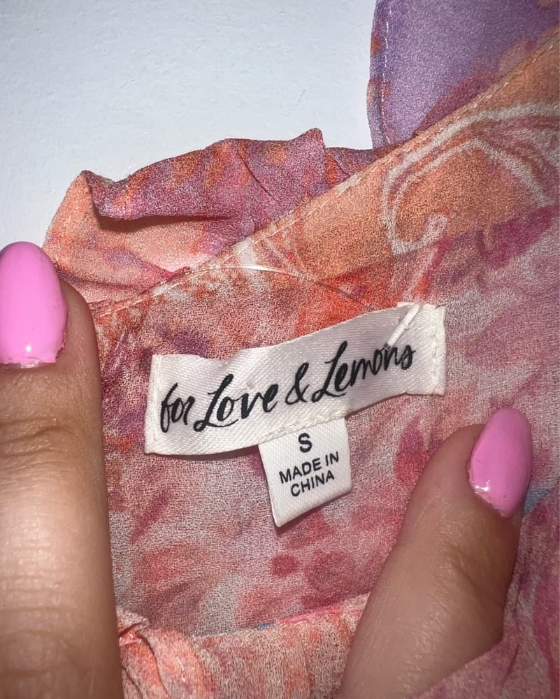 For Love & Lemons Floral Midi Dress - Image 3