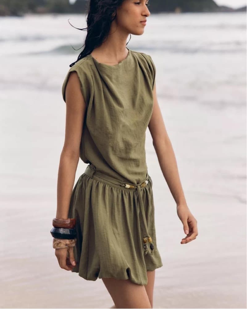 Olive Linen Set - Image 2