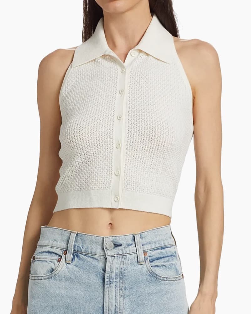 Alice & Olivia Collared Top - Image 4