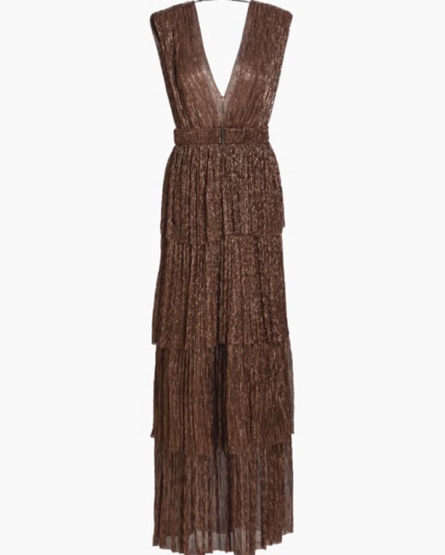 Sabina Musayev Metallic Gown - Image 1