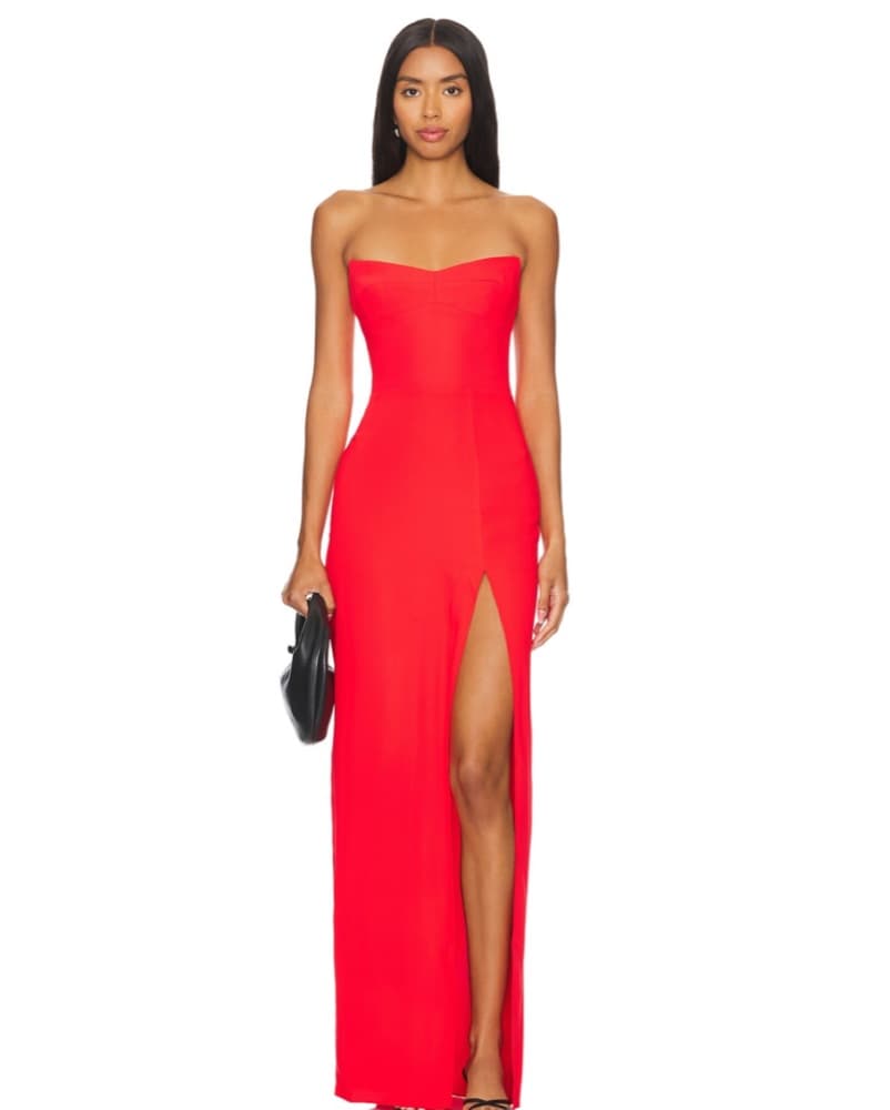 x REVOLVE Ivy Gown in Crimson - Image 4
