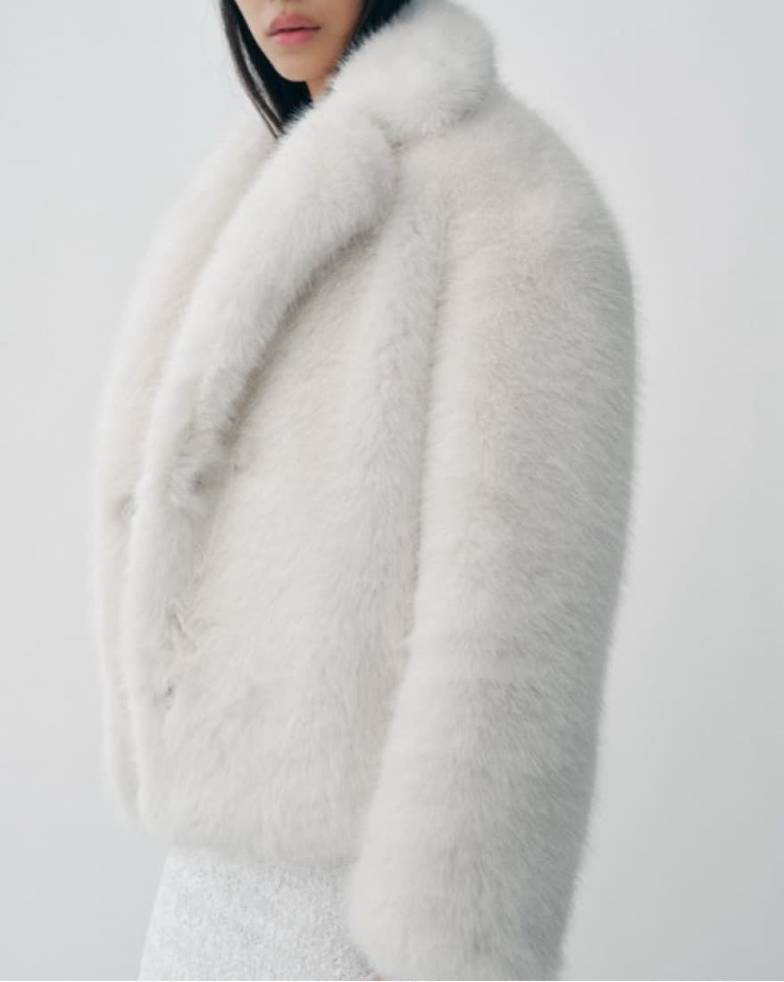 Zara Faux Fur Jacket ZW Collection - Image 2