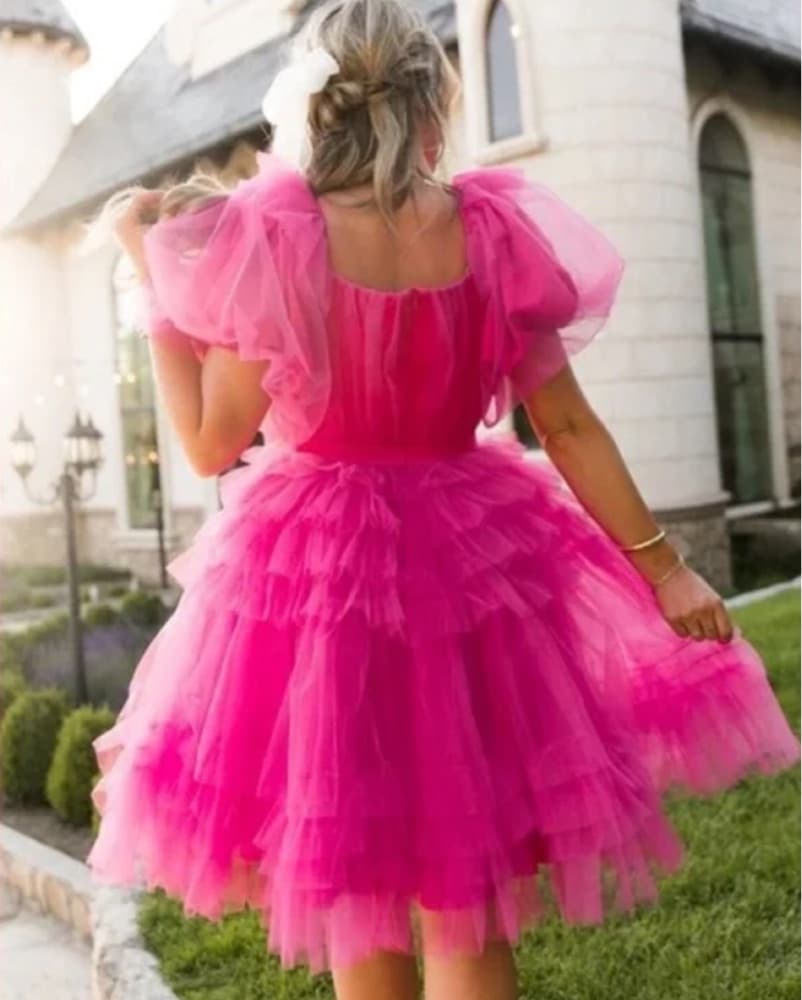 Tulle Pink Dress - Image 2