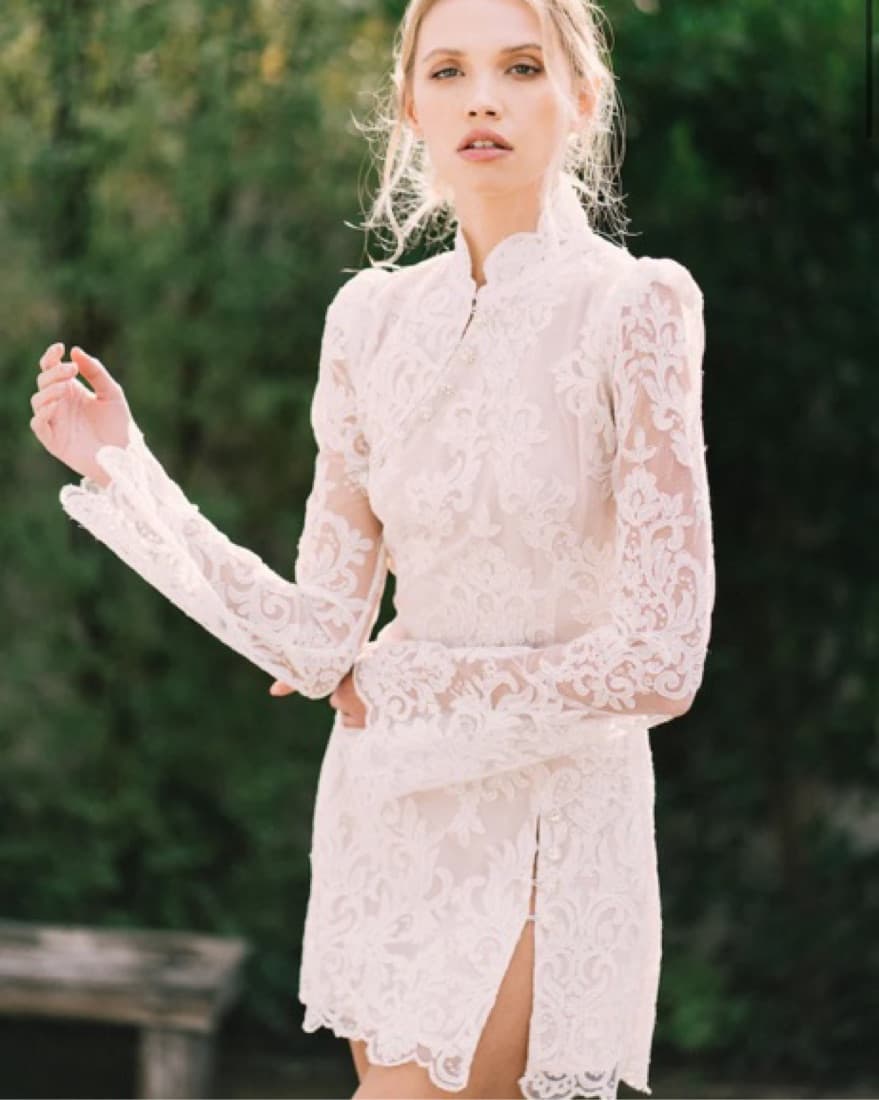Lace White Dress - Image 5