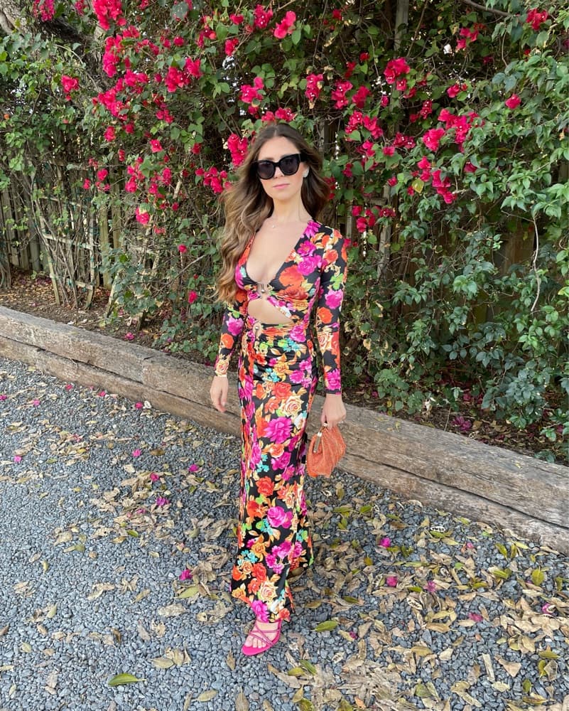 AFRM Vibrant Floral Maxi Dress - Image 1