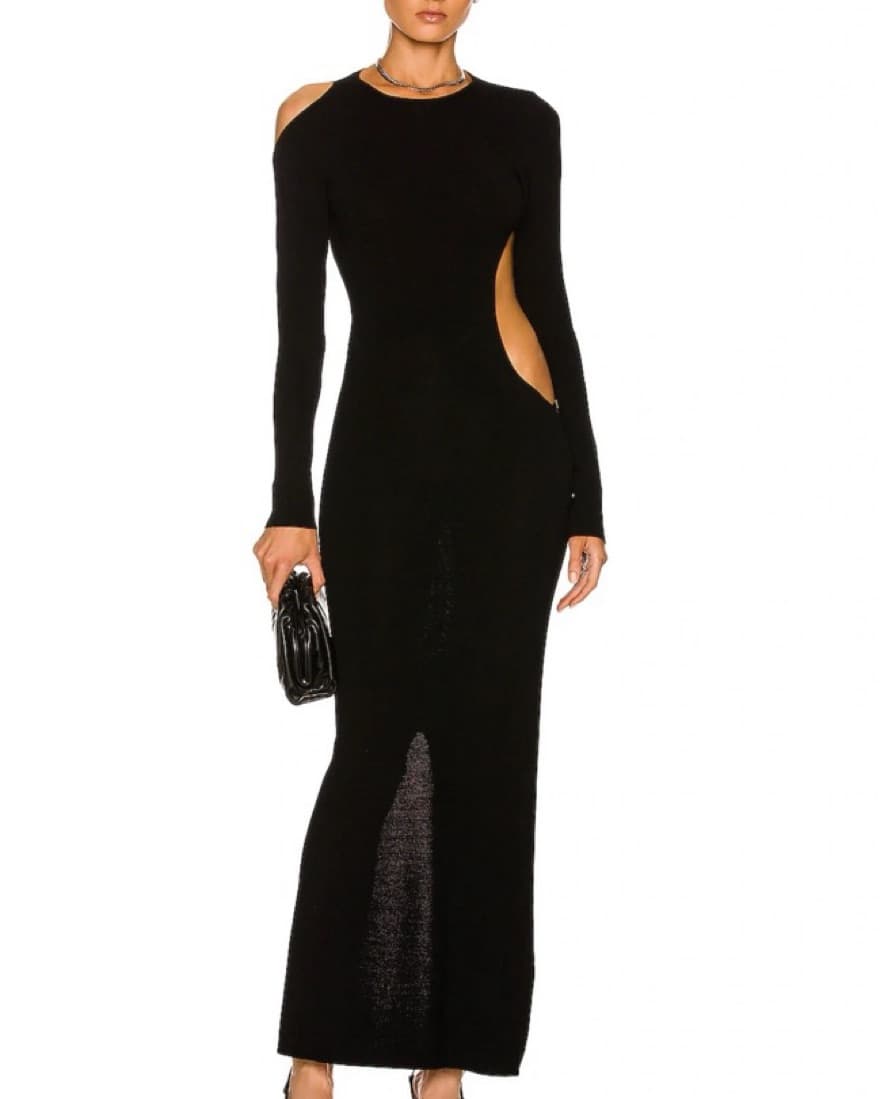 Aya Muse Black Ciro Maxi Dress - Image 4