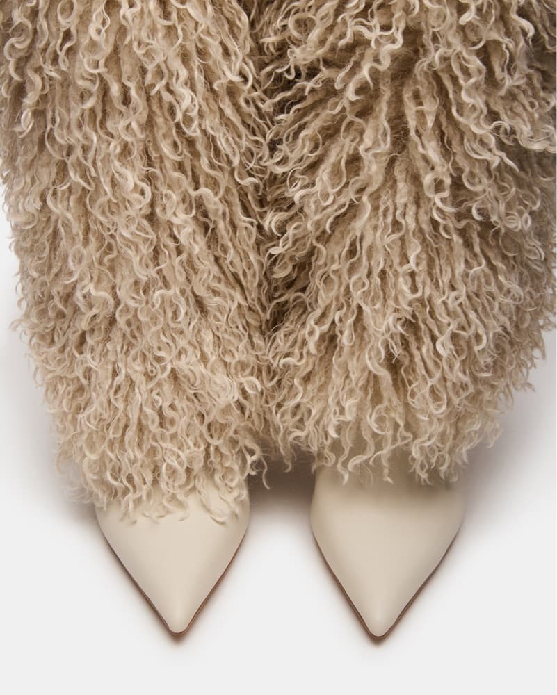 Steve Madden Icon Off-White Boots - Image 4