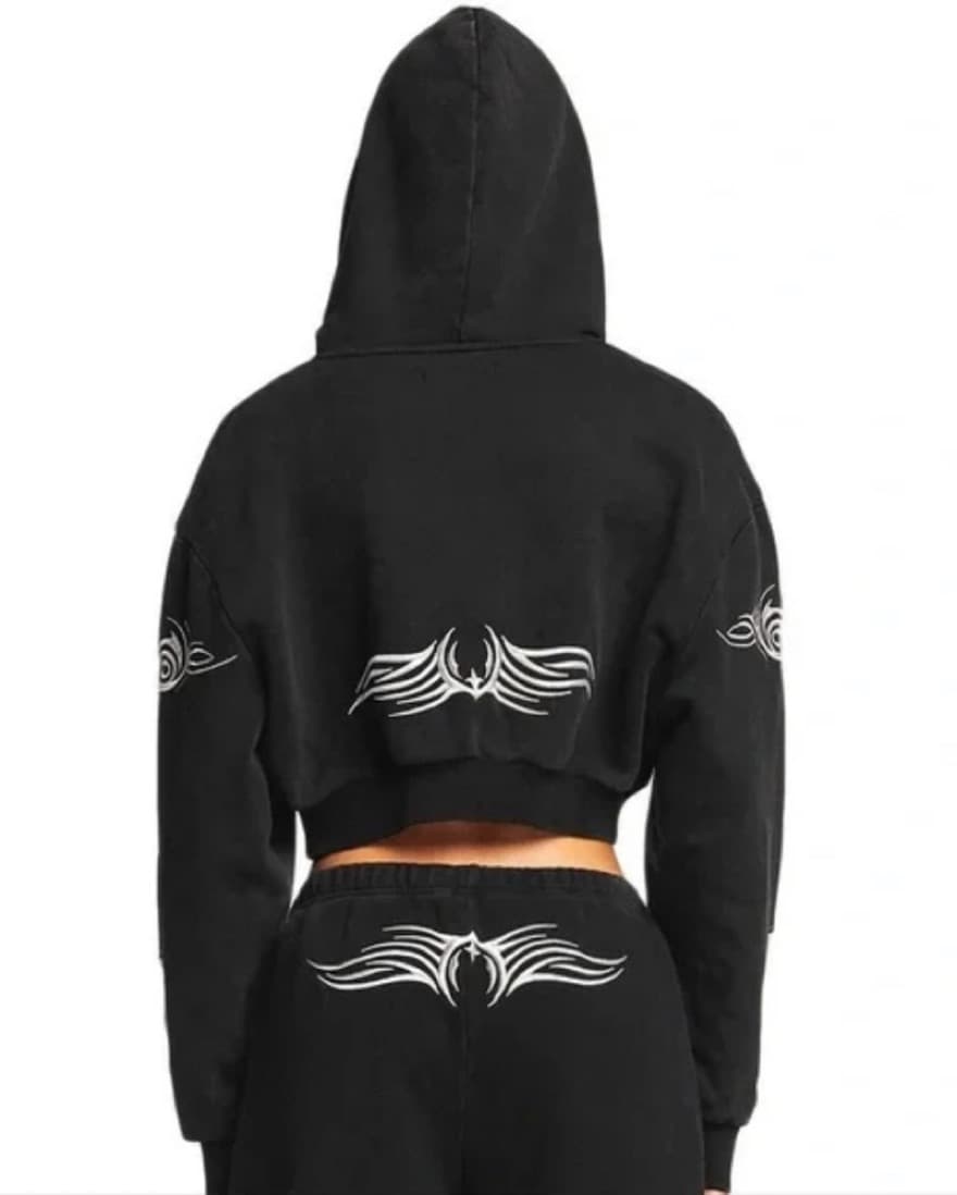 Olessia Hoodie - Black Tattoo  - Image 2