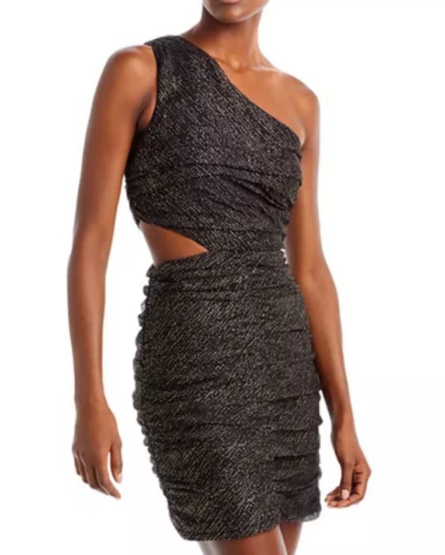 Shimmering One-Shoulder Dress - Image 1