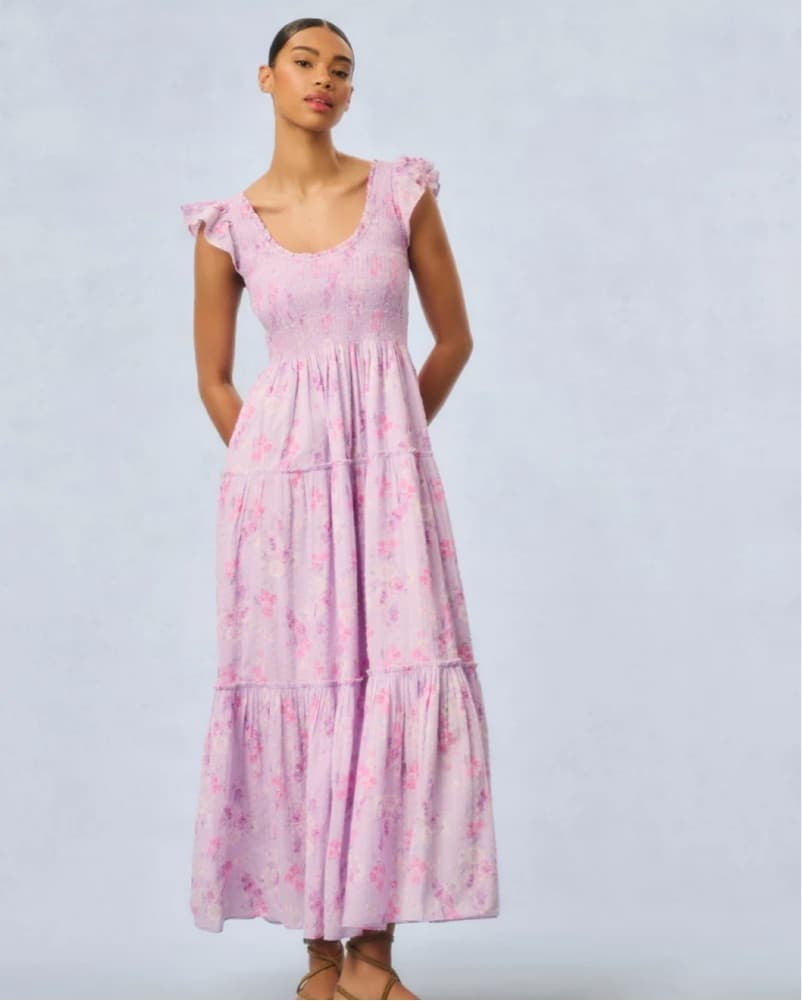 Loveshackfancy Lilac Maxi Dress - Image 1
