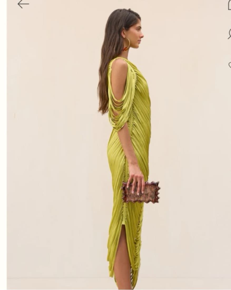 Green One Shoulder Cult Gaia Dress - Image 2