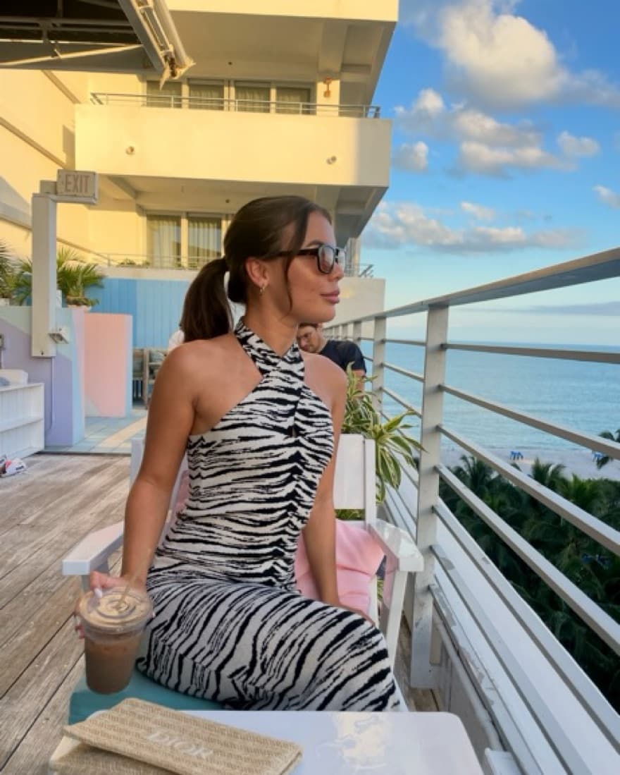 NA-KD Fashion Zebra Maxi Dress - Image 1