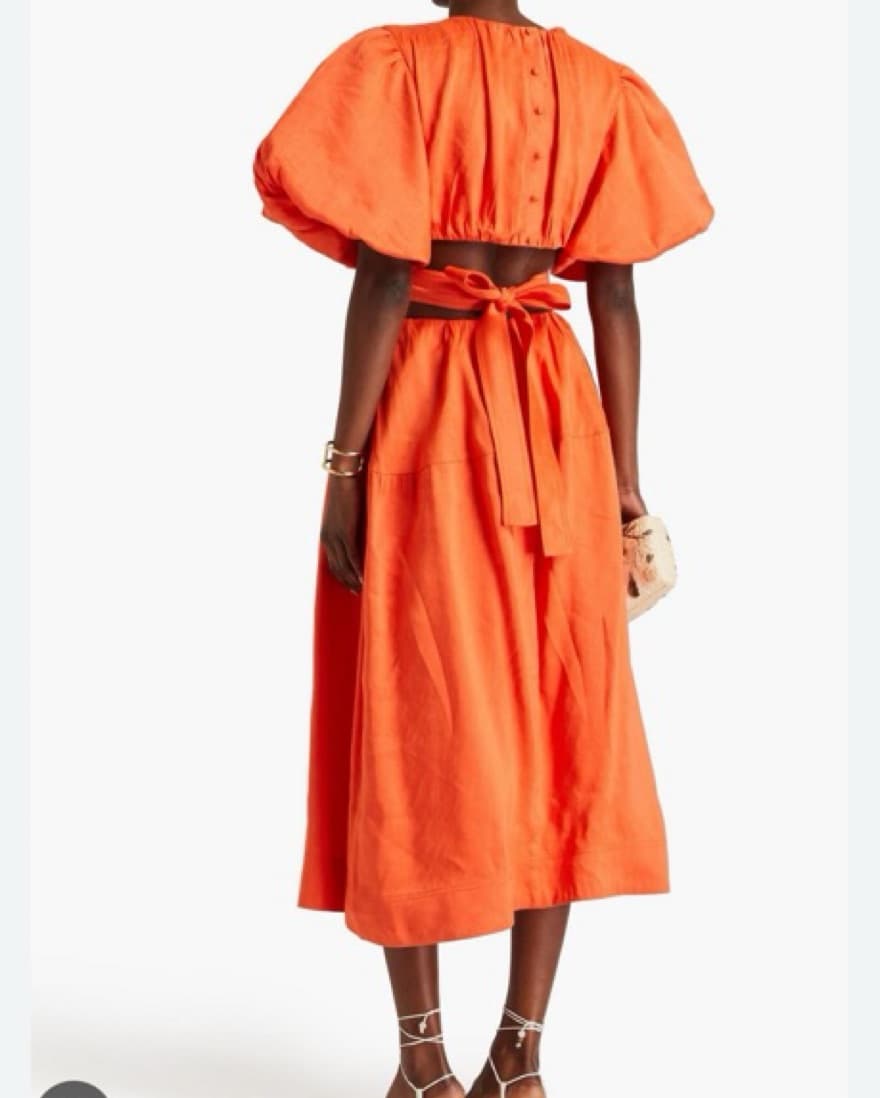 Aje orange Cosette Dress  - Image 2