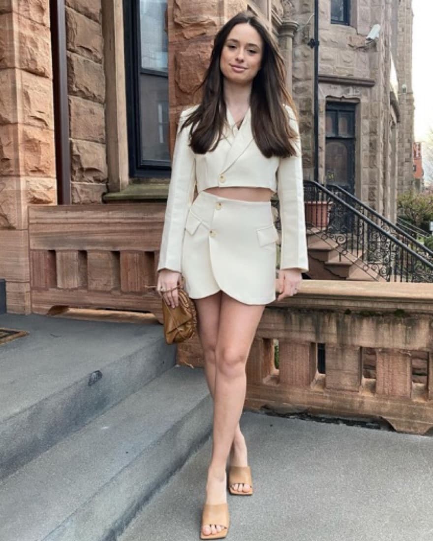 Two-piece Cropped Suit Set - Image 2